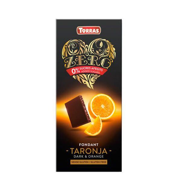 Torras Zero Dark&Orange Chocolate 125g