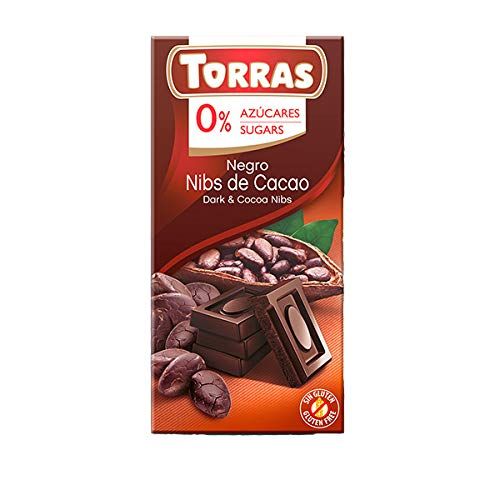 Torras Dark&Cocoa Nibs Cioccolato 75g