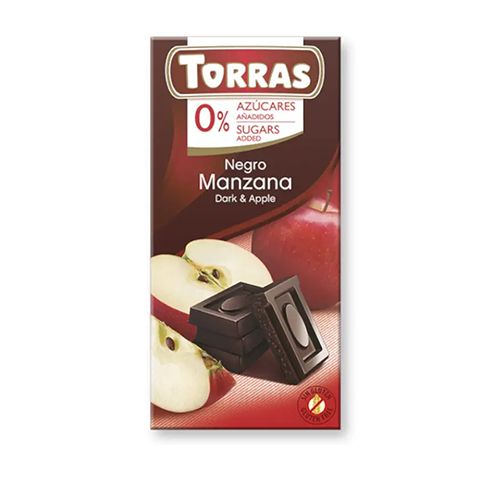 Torras Dark&Apple Chocolate 75g