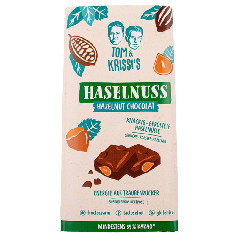 Tom&Krissi's Chocolat aux noisettes 90g