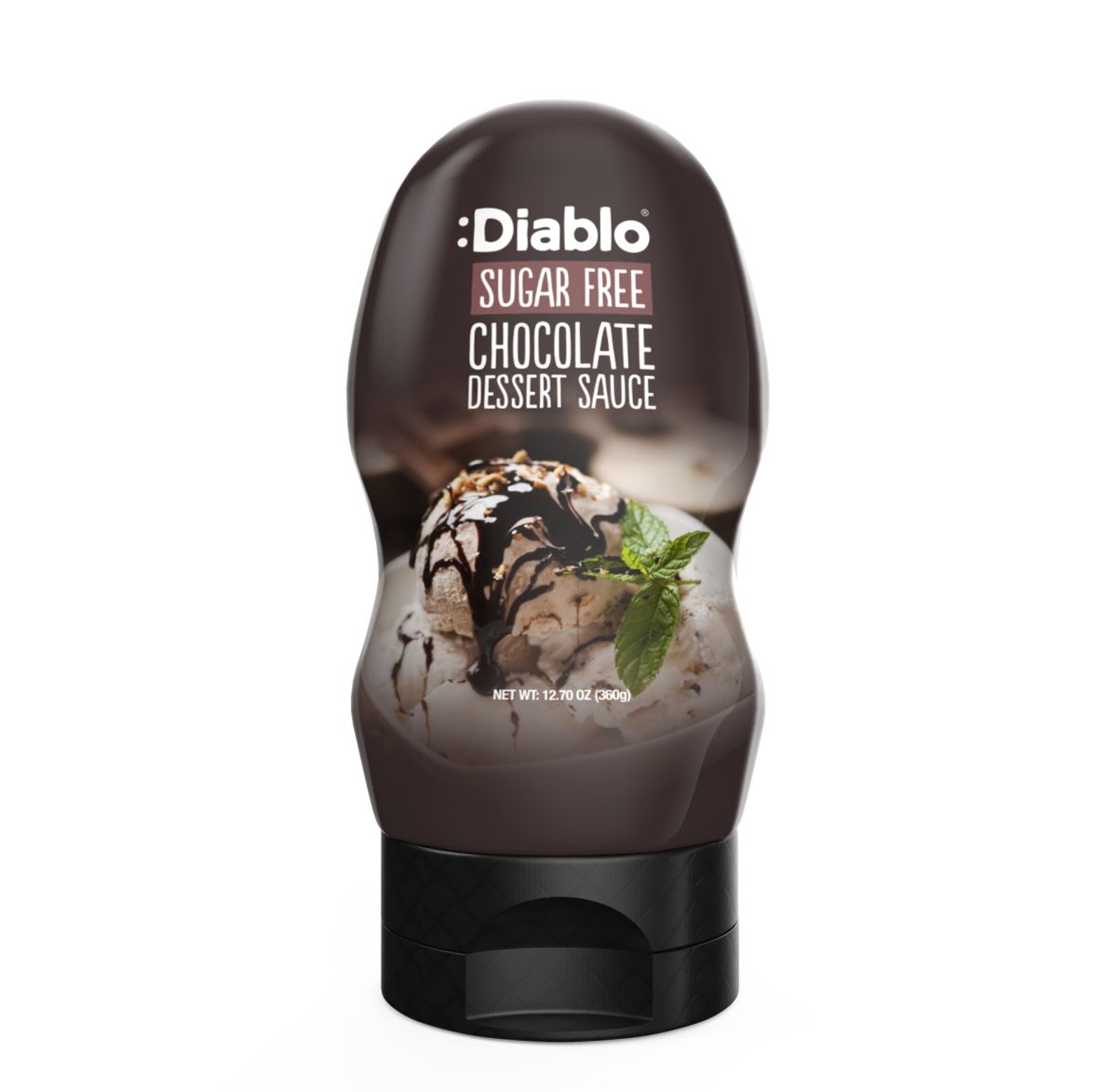 Salsa de postre de chocolate sin azúcar Diablo 290ml