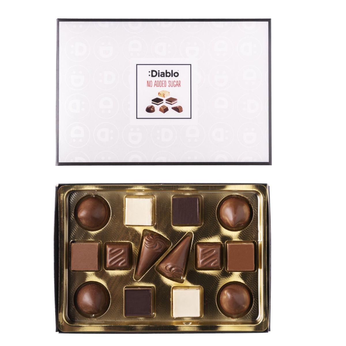 Diablo Suikervrije Chocolade Doos 142g