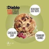 Diablo No Added Sugar Chocolate Chips & Cranberry Cookies 135g — thumbnail 3