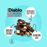 Diablo Chocolate Negro Sin Azúcar Añadido con Avellanas 85g — Miniatura 3