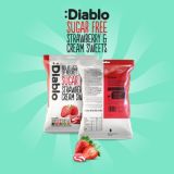 Diablo Sugar Free Strawberry&Cream Sweets 75g — thumbnail 2