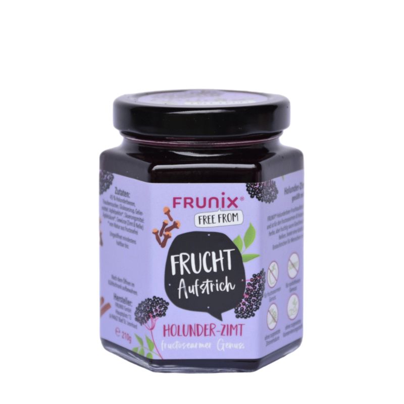 Frunix Confiture de fruits Sureau-Cannelle 210g
