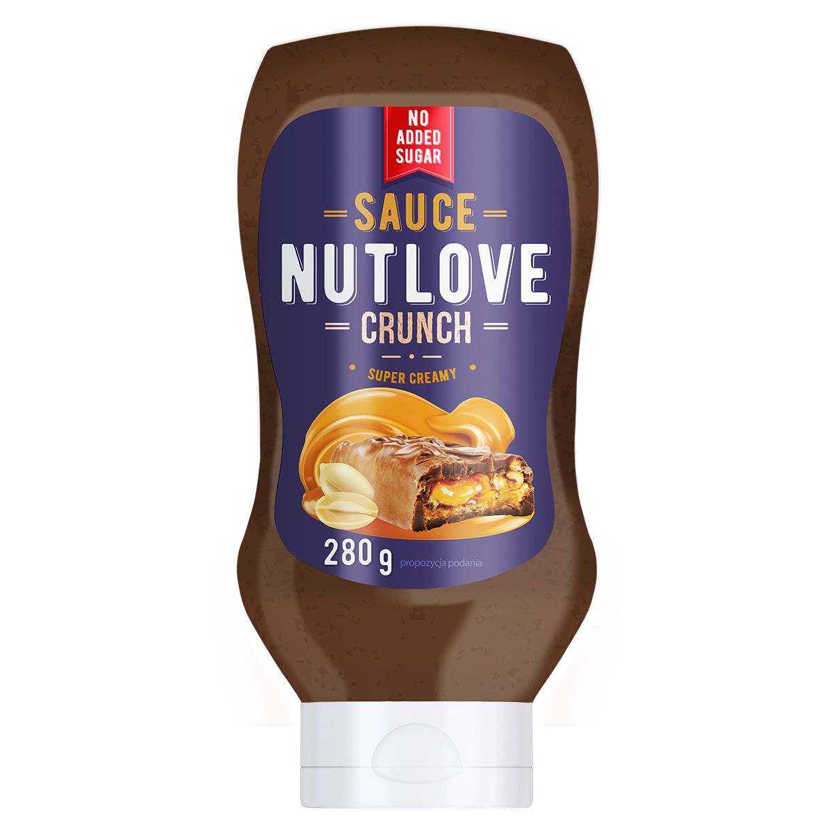Allnutrition Nutlove Crunch Pinda Choco Saus 280g