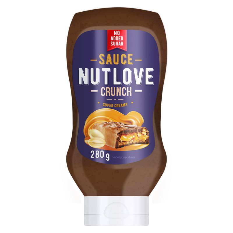 Allnutrition Nutlove Crunch Peanut Choco Sauce 280g