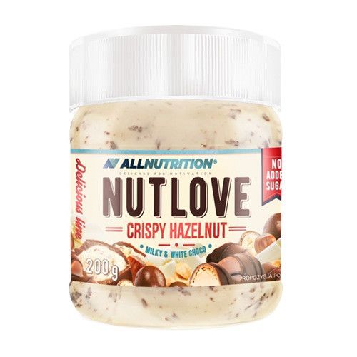 Allnutrition Nutlove Crispy Hazelnut Milky&White Choco Cream 200g