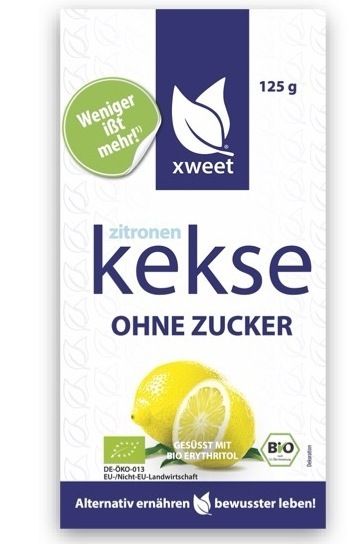 Xweet galletas de limón con eritritol