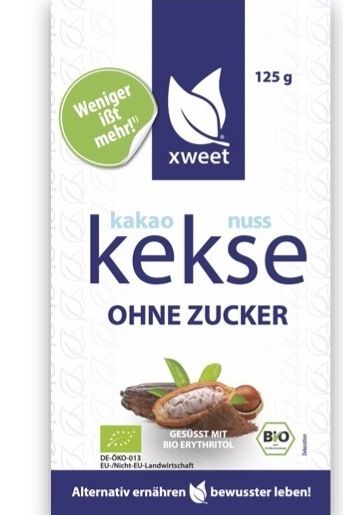 Xweet Biscotti al Cacao e Noci con Erythritolo