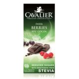 Cavalier Cioccolato Dark Berries con 85% di Cacao e Stevia 85g — miniatura 1