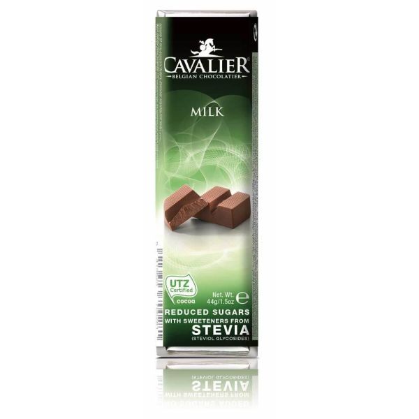 Cavalier Milk Chocolate Bar with Stevia 44g