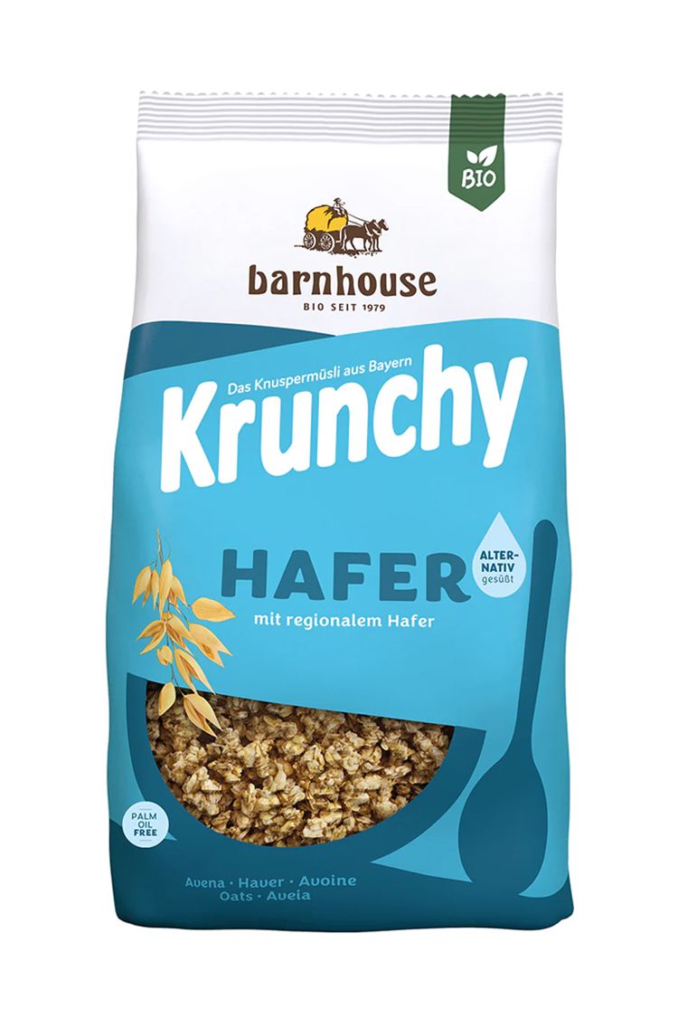 Barnhouse Bio Krunchy Avena Pura con Jarabe de Arroz 750g