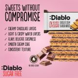 Diablo Wafers al gusto di crema al cioccolato senza zuccheri aggiunti 150g — miniatura 5