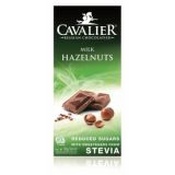 Cavalier Milk Hazelnuts Chocolate with Stevia 85g — thumbnail 1