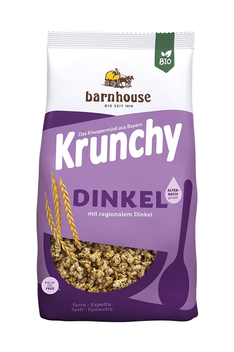 Barnhouse Bio Krunchy Pur Espelta con jarabe de arroz 750g