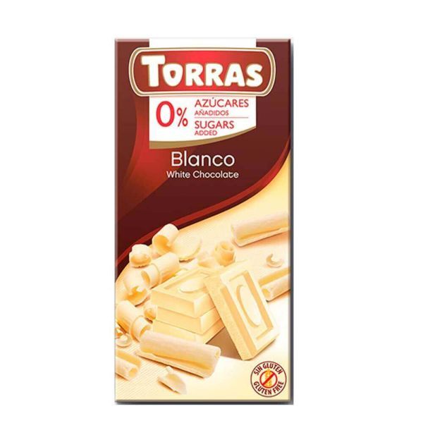 Torras Witte Chocolade 75g