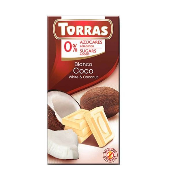 Torras Cioccolato Bianco&Cocco 75g