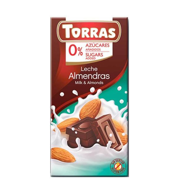 Torras Milk&Almonds Chocolate 75g