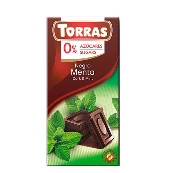 Torras Dark&Mint Chocolate 75g