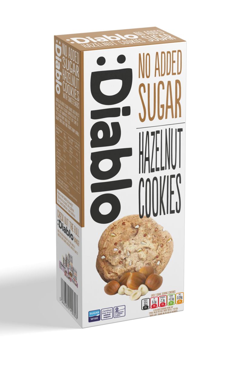 Diablo Biscuits aux noisettes sans sucre ajouté 135g