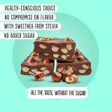 Diablo Chocolate con Leche Stevia Sin Azúcar Añadido con Avellanas 75g — Miniatura 3