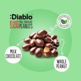 Diablo No Added Sugar Milk Chocolate Peanuts 40g — thumbnail 4