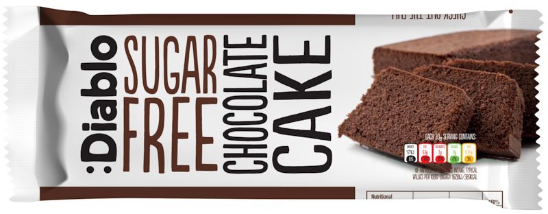 Diablo Sugar Free Chocolate Flavour Cake 200g