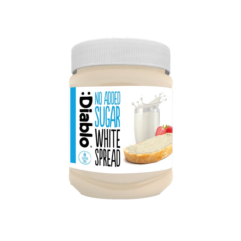 Diablo No Added Sugar White Chocolate Spread 350g
