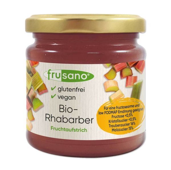 Frusano Bio Confiture de Rhubarbe 235g