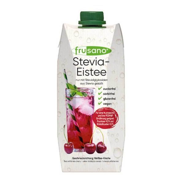 Frusano Stevia Iced Tea White Tea Cherry 0.5l