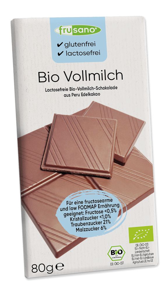 Frusano Bio Volle Melk Chocolade 80g
