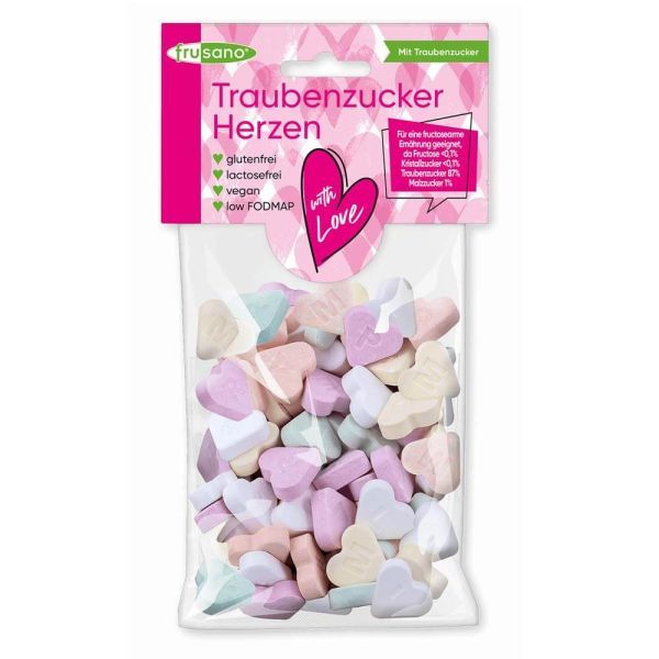 Frusano Cœurs de glucose 86g