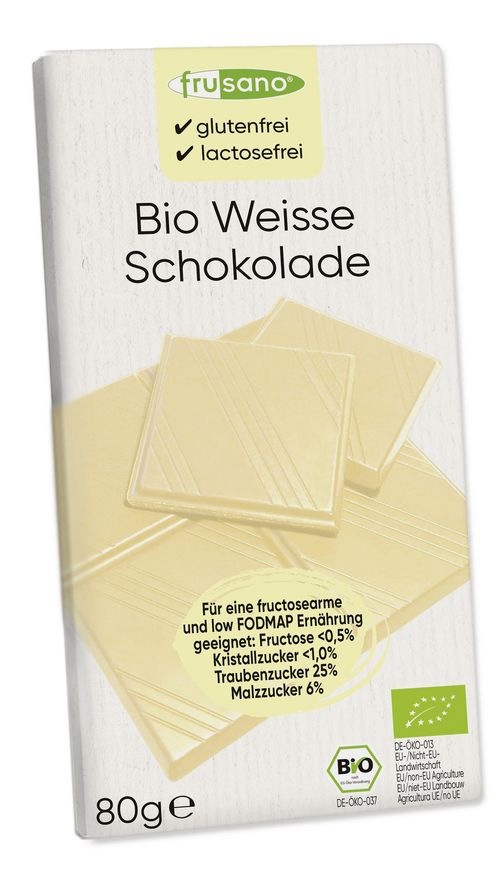 Frusano Bio Chocolate Blanco 80g