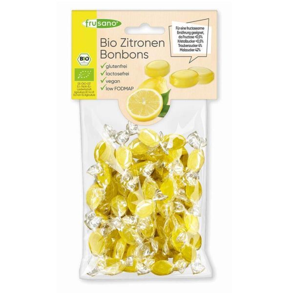 Frusano Bonbons au citron bio 85g