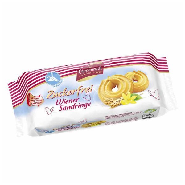 Coppenrath Vienna Sand Rings sugar-free 200g