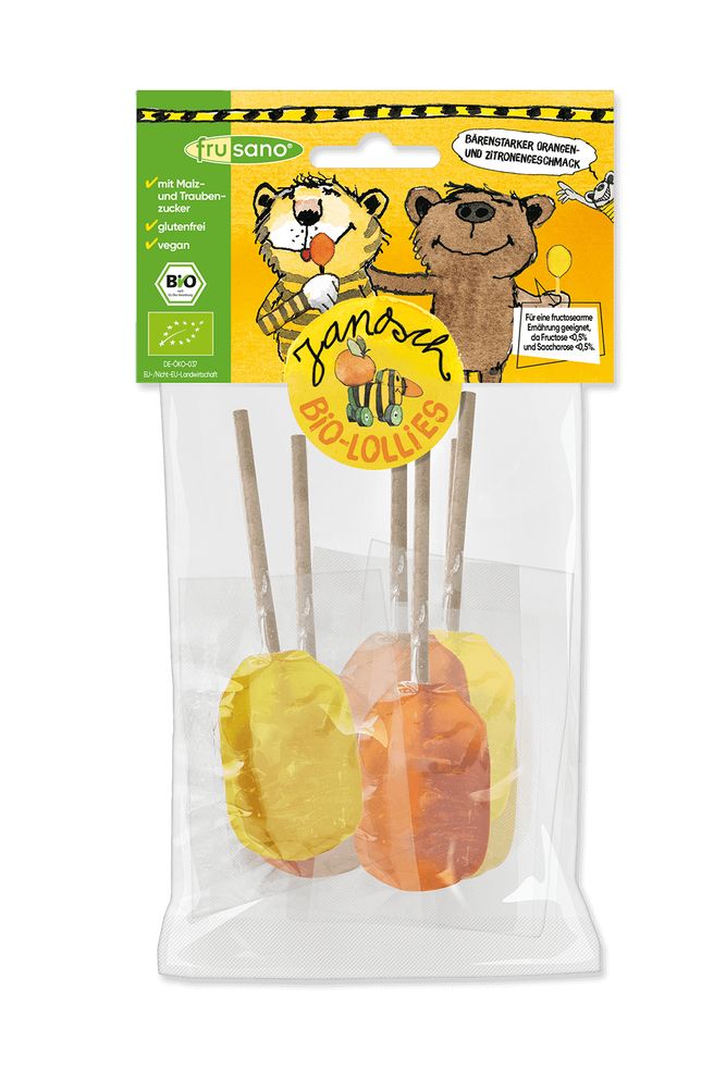 Frusano Janosch Organic Lollies 60g