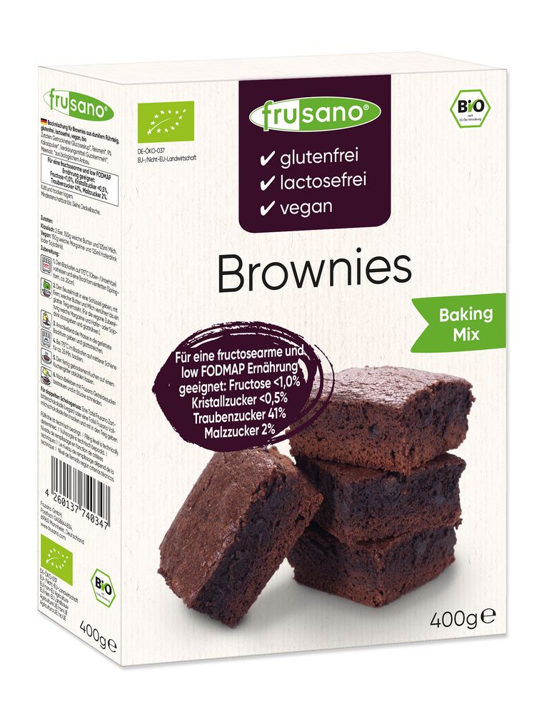 Frusano Organic Brownies Baking Mix 400g
