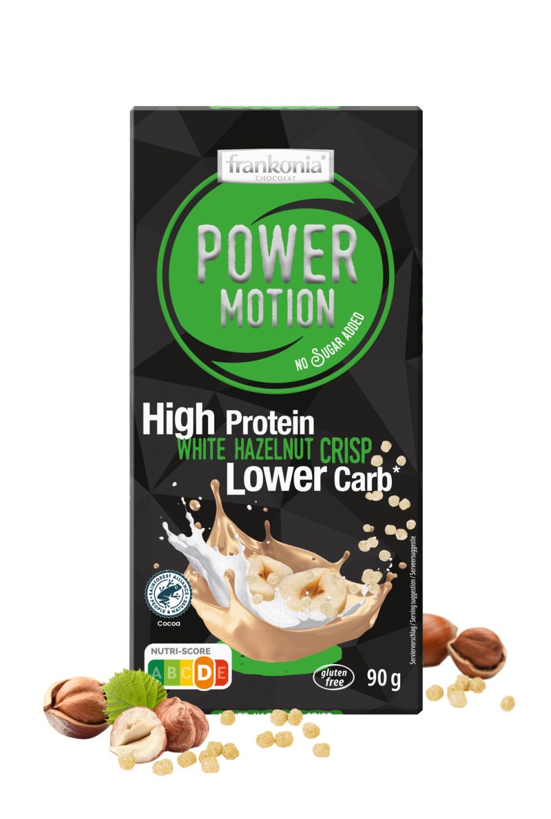 Frankonia Power Motion High Protein White Hazelnut Crisp Lower Carb 90g
