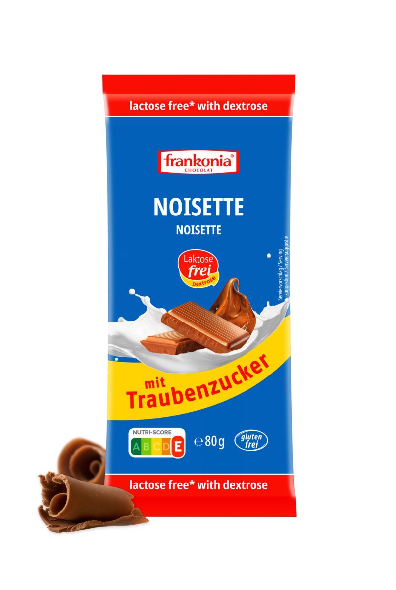 Frankonia Dextrose Hazelnut Chocolate 80g