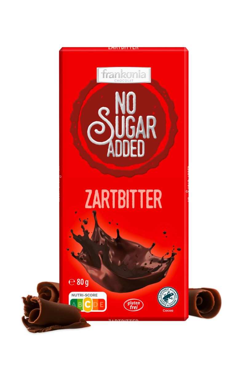 Frankonia No Sugar Added Dark Chocolate 80g