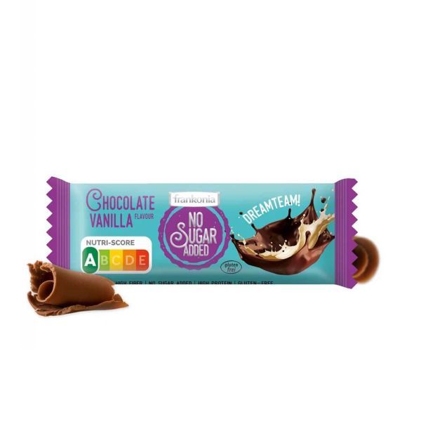 Frankonia Chocolade Vanille Eiwitreep zonder Toegevoegde Suiker 50g