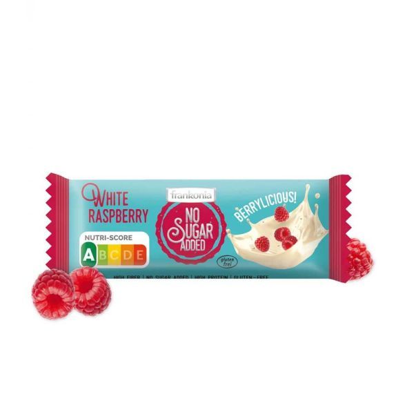 Frankonia Witte Framboos Eiwitreep Zonder Suiker 50g