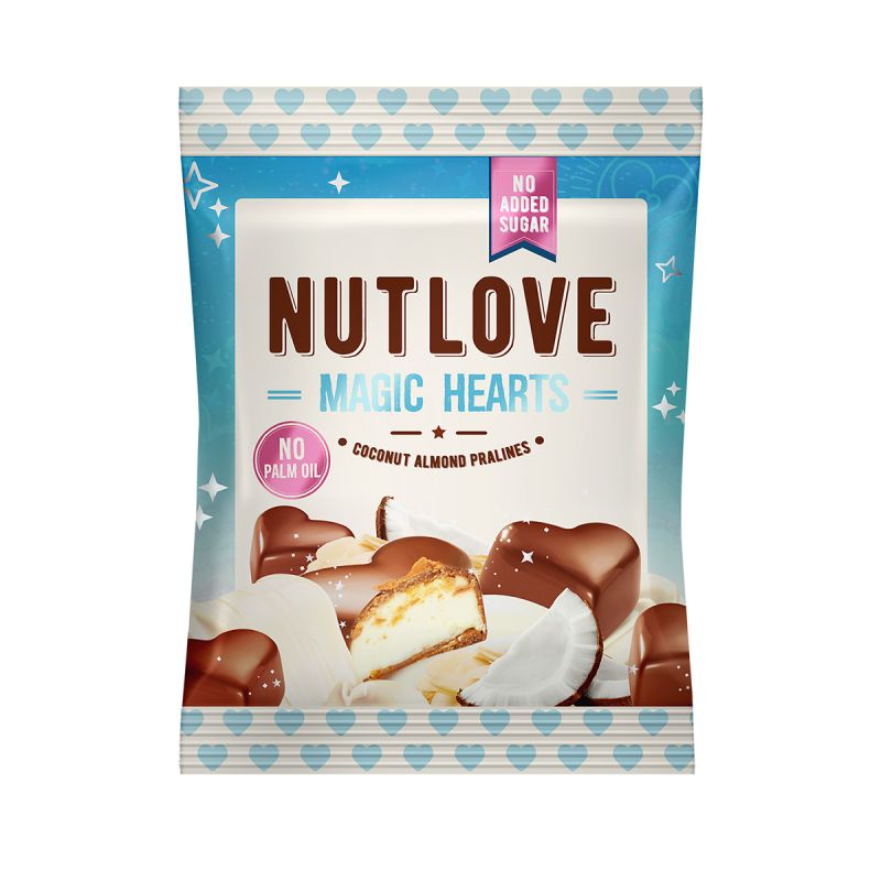 Allnutrition Nutlove Magic Hearts Kokosnoot Amandel Pralines 100g