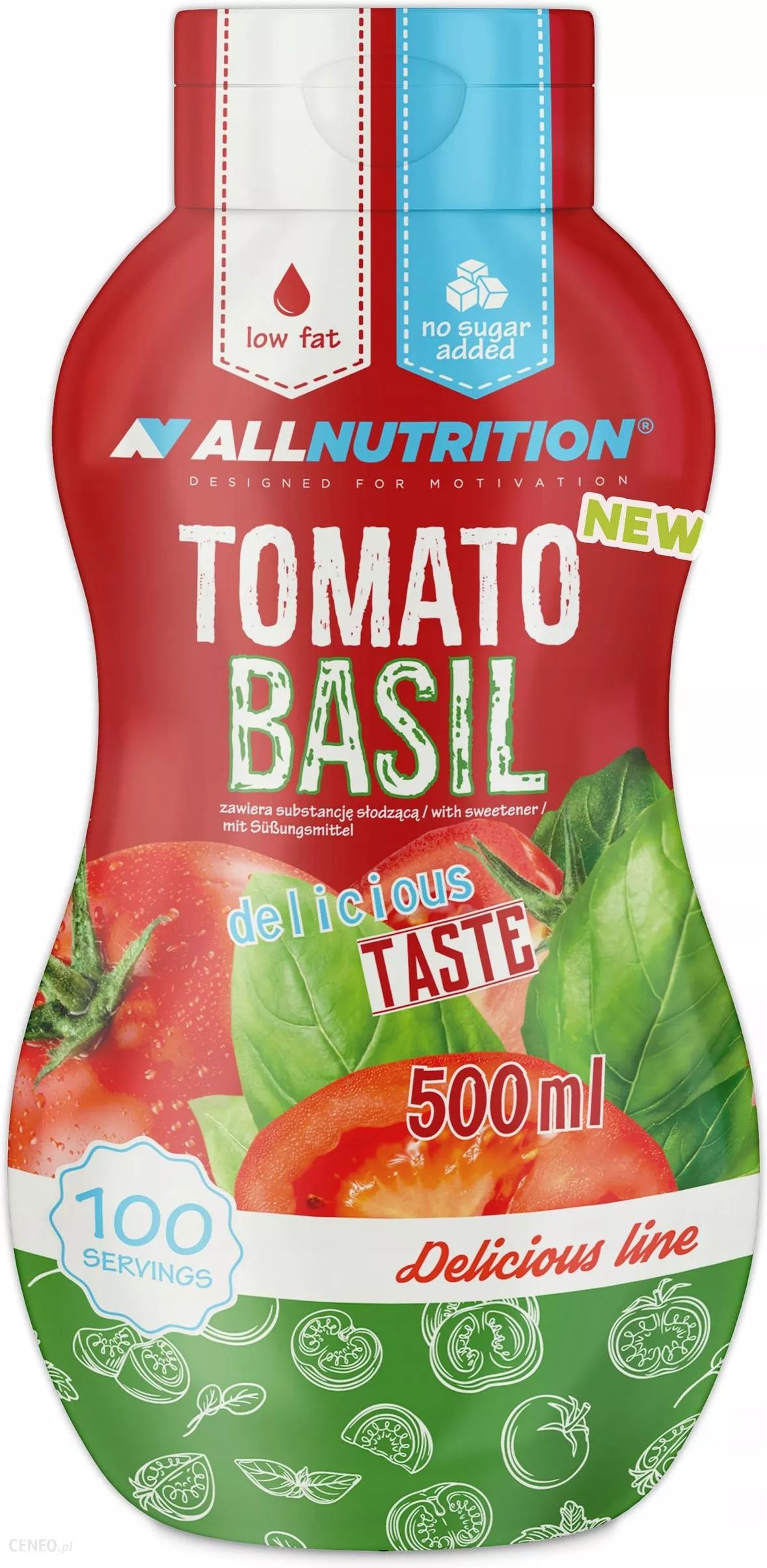 Allnutrition Salsa di Pomodoro e Basilico 500ml