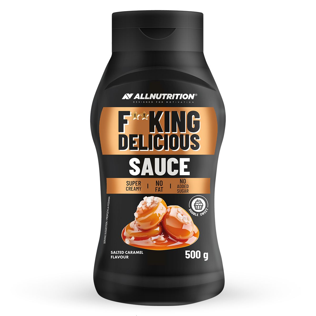 Sauce Dessert Délicieuse Fitking Allnutrition Caramel Salé 500g