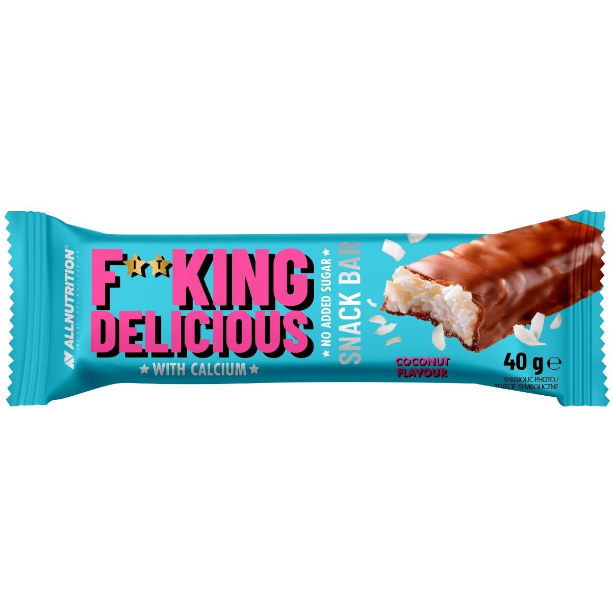Allnutrition Fitking Deliciosa Barra de Snack de Coco 40g