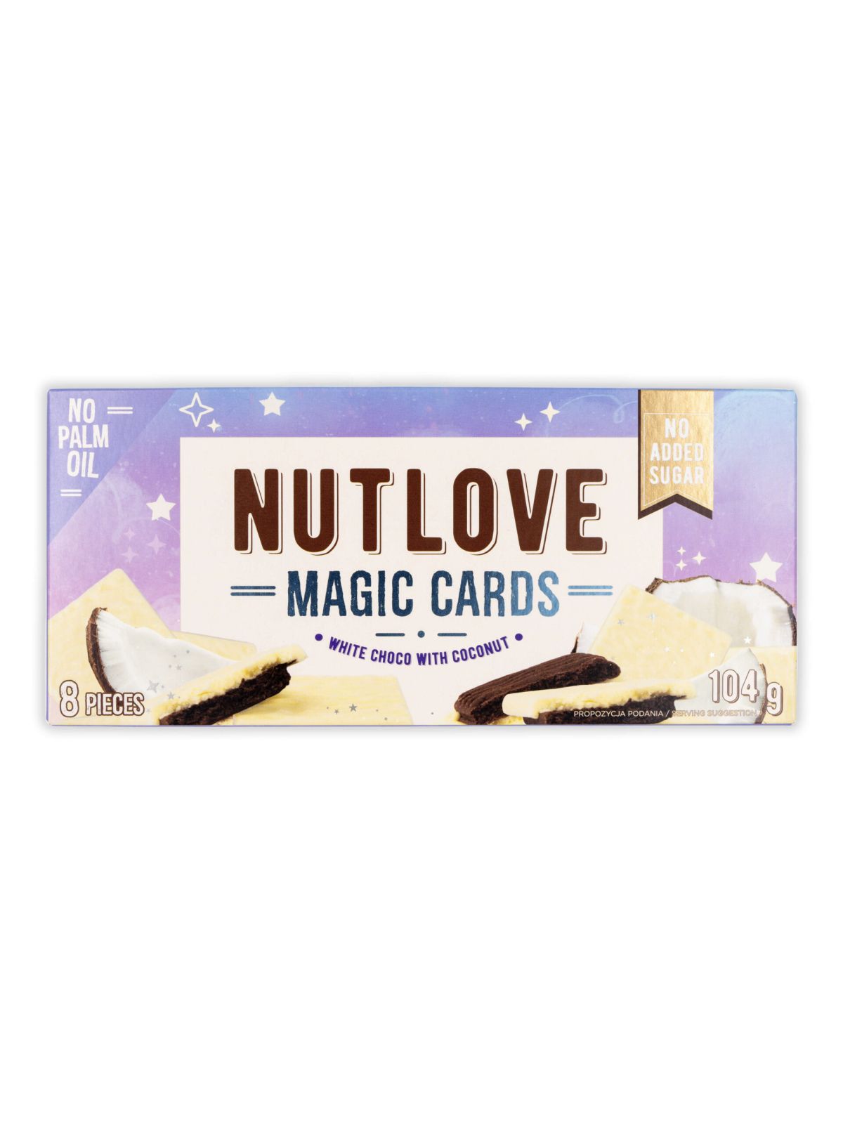 Allnutrition Nutlove Magic Cards Chocolate Blanco con Coco 104g