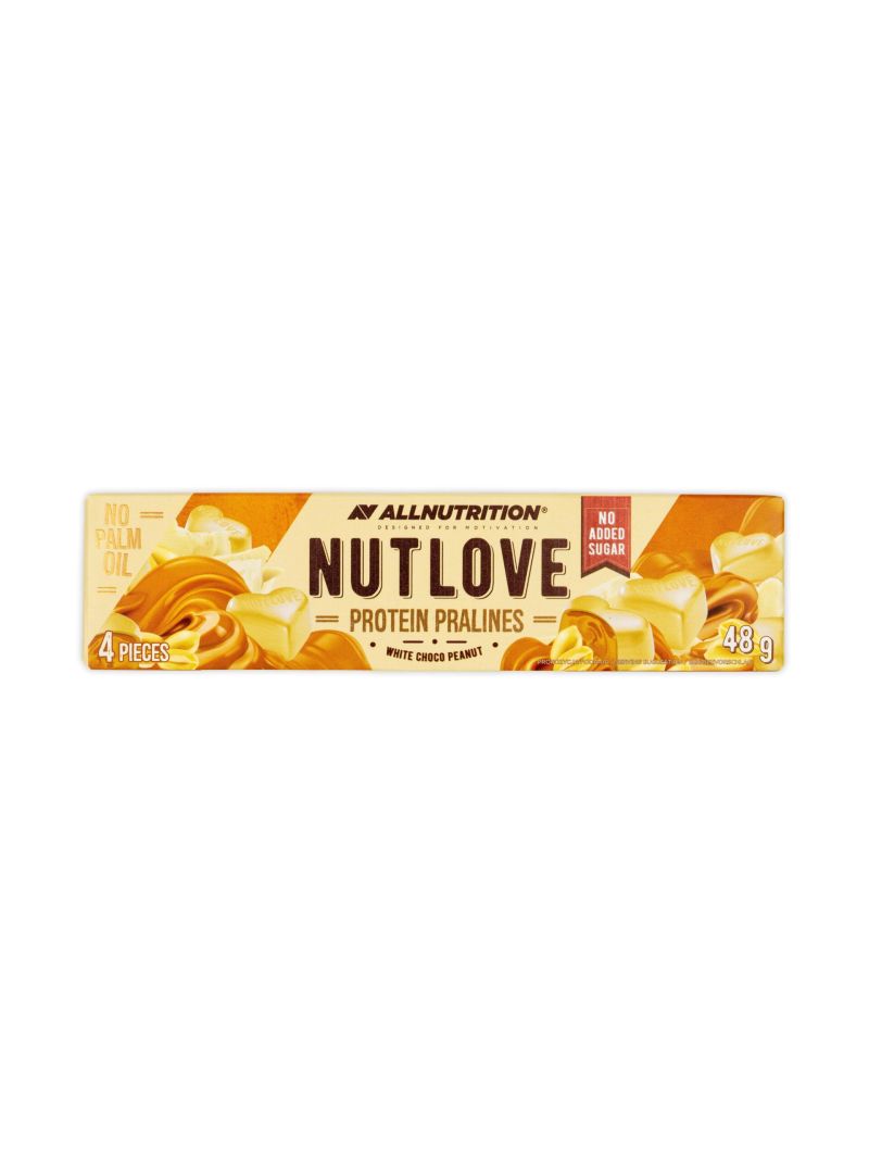 Allnutrition Nutlove Protein Pralines Witte Choco Pinda 48g